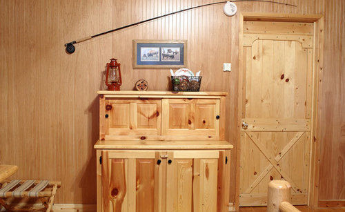 Silverwolf Log Chalets Coram 外观 照片