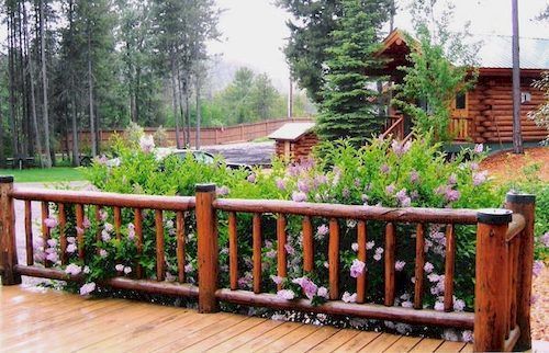 Silverwolf Log Chalets Coram 外观 照片